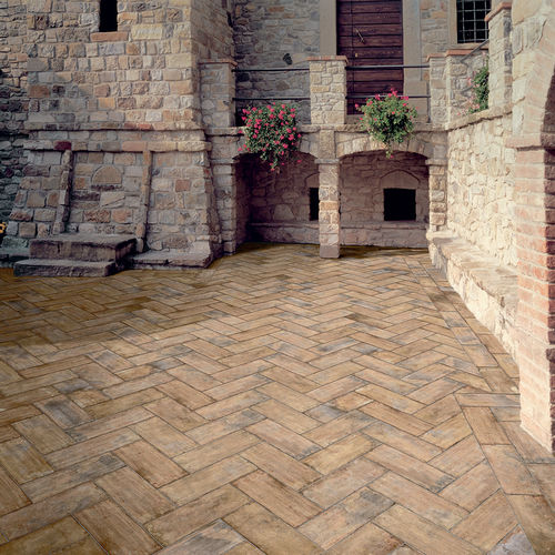 Плитка из керамогранита - PAVE' BRICK - SICHENIA GRUPPO CERAMICHE - для интерьера / для наружного применения / настенная