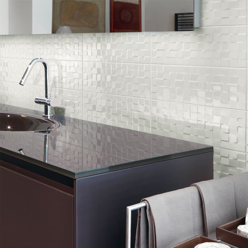 Плитка из керамогранита - BIANCHI - SIMA CERAMICHE - глянцевая / рельефная / для интерьера