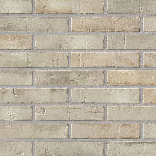 Облицовочный кирпич из клинкера - 471 beige-bunt engobiert - STRÖHER - для фасада / приклеиваемый / современный