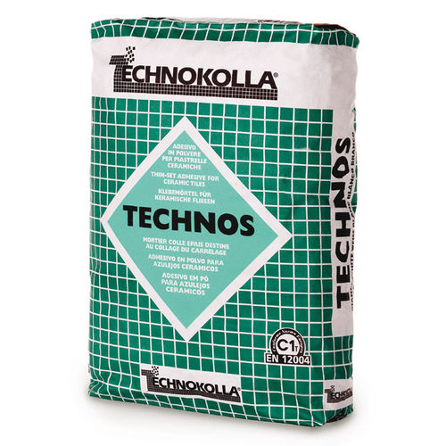 Клей для керамической плитки для цементирования - TECHNOS - TECHNOKOLLA - для плиточного пола / в форме порошка