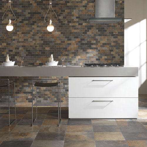 Плитка из керамогранита - NATURAL SLATE - UNICOM-STARKER - естественная отделка / для интерьера / для ванной комнаты