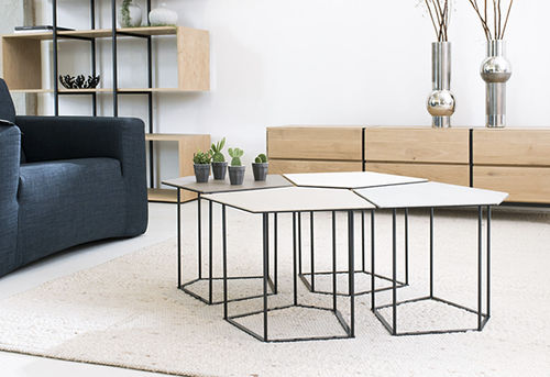 Современный журнальный столик - PENTA - Odesi. Dutch Design Online - из фарфора / из стали / модульный