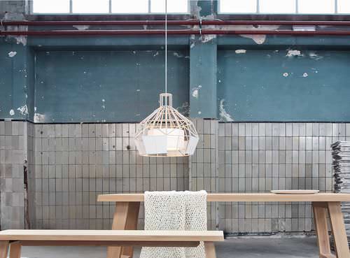 Подвесная лампа - SATORI - Odesi. Dutch Design Online - из дерева / уникальный дизайн / проводная