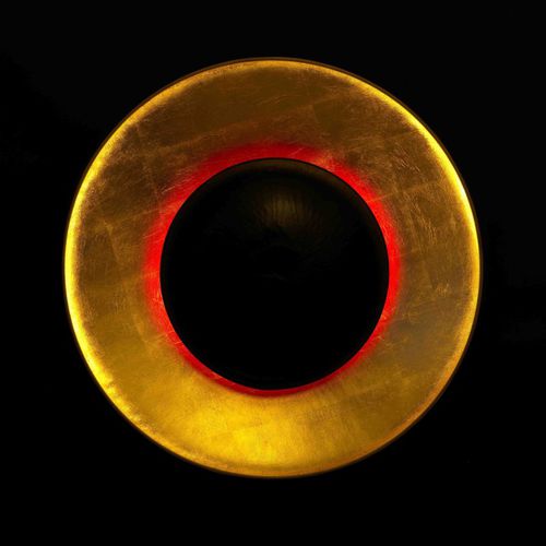 Современный потолочный светильник - ÉCLIPSE  - CÉLINE WRIGHT  - круглый / из стали / из японской бумаги
