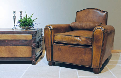 Классическое клубное кресло - CUBA - HAZENKAMP FURNITURES BV - из кожи