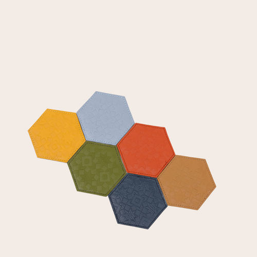 Подстаканник из кожи - HEXAGON - NADA DEBS