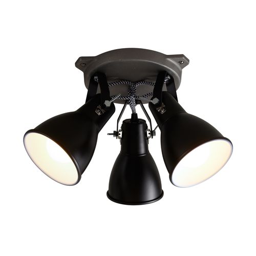 Потолочный светильник индустриальный стиль - STIRRUP TRIPLE - ORIGINAL BTC - из алюминия / LED / диммируемый