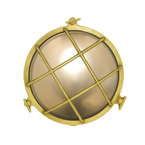 Современный настенный светильник - ORIGINAL BTC - для наружного применения / из матового стекла / из латуни