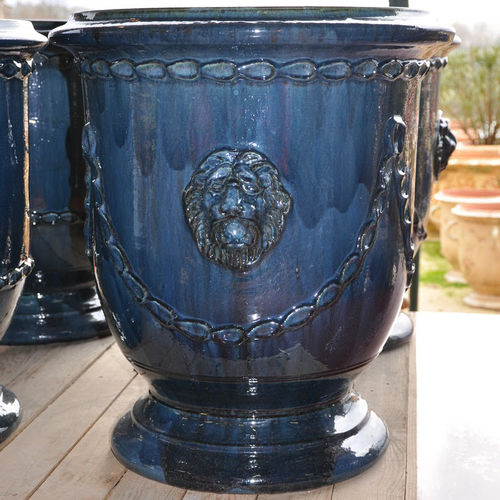 Терракотовый садовый горшок - LION - POTERIE LE CHÊNE VERT - круглый