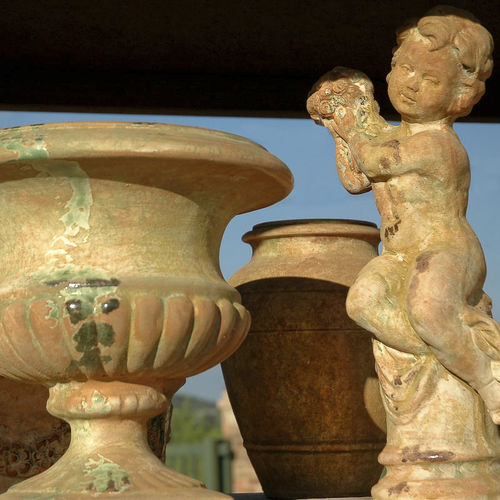 Кадка для садовых растений из терракоты - TUSCANY - POTERIE LE CHÊNE VERT - прямоугольная / круглая / для наружного применения