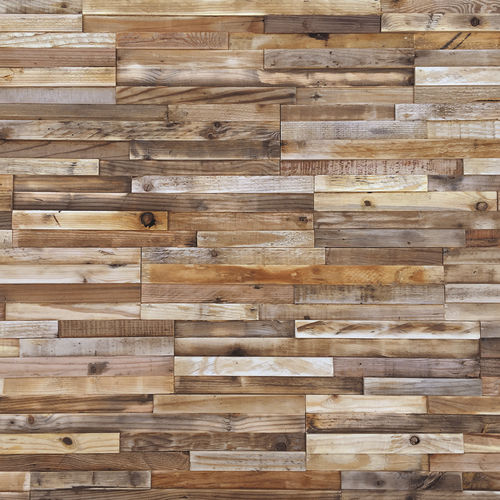 Облицовочная пластина из дерева - Stripes Salvaged Pine - WONDERWALL STUDIOS - для интерьера / приклеиваемая / для сельской местности