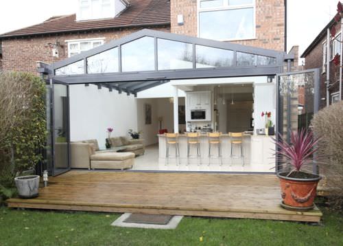 Веранда из стекла - BESPOKE CONSERVATORIES - Apropos Tectonic Limited - из алюминия