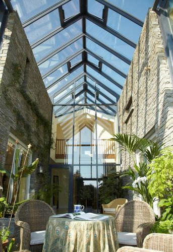 Веранда из стекла - MODERN - Apropos Tectonic Limited - из алюминия