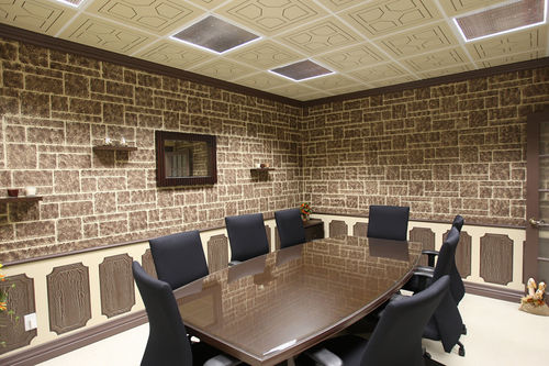 Подвесной потолок из дерева - REGENCY - MUR design - из плит / декоративный