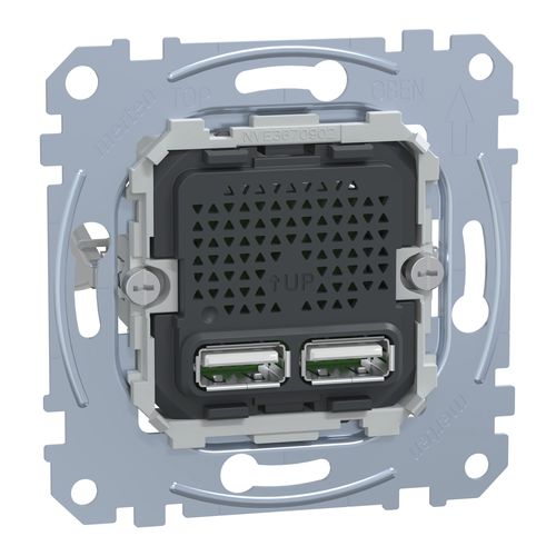 Розетка USB - Merten - SCHNEIDER ELECTRIC - двойная / настенная / встраиваемая