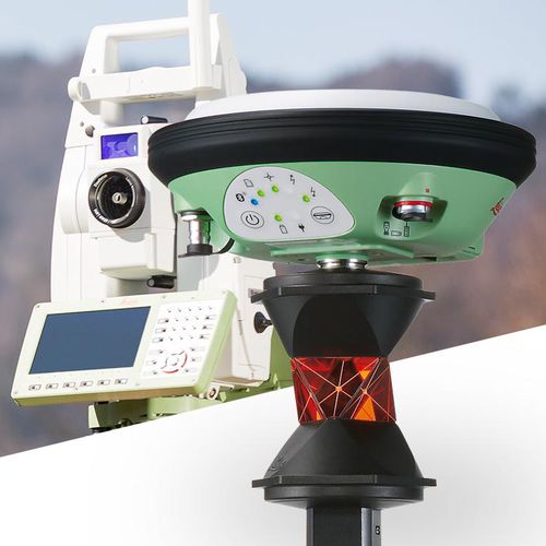 Тахеометр с призмой - VIVA SMARTPOLE - LEICA PRECISION TOOLS BY LEICA GEOSYSTEMS  - без призмы / автоматический / bluetooth