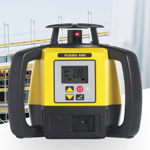 Уровень лазер - RUGBY 680 - LEICA PRECISION TOOLS BY LEICA GEOSYSTEMS  - поворотный / автоматический / цифровой