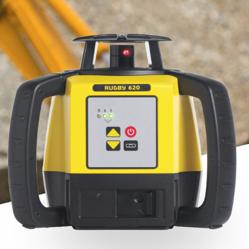 Уровень лазер - RUGBY 620 - LEICA PRECISION TOOLS BY LEICA GEOSYSTEMS  - поворотный / автоматический / цифровой