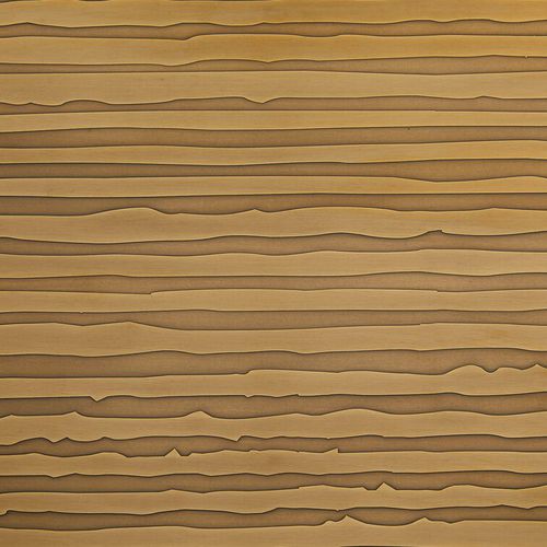 Облицовочная пластина из латуни - BRONZE ETCHED STRIPES  - POHL Metal Systems GmbH - для фасада / современная / текстурированная