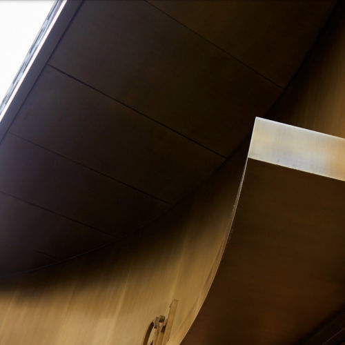 Облицовочная пластина из латуни - BRONZE VIBRATION LIGHT  - POHL Metal Systems GmbH - для фасада / современная / полированная