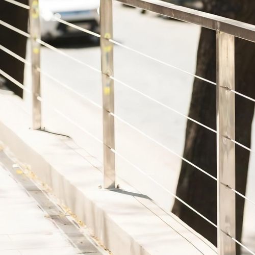 Ограждение из стали - STAINLESS STEEL FRAME - Qingdao Jinfer International Co., Ltd. - с тросами / для наружного применения / для лестниц