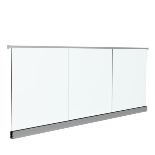 Ограждение из алюминия - ALU CLASSY - Qingdao Jinfer International Co., Ltd. - из стекла / со стеклянными панелями / для наружного применения