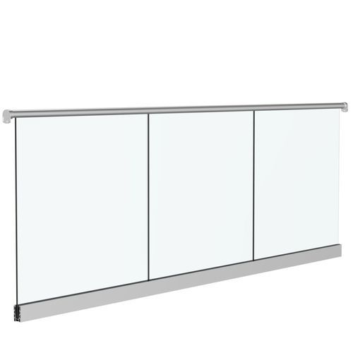 Ограждение из алюминия - ALU20 - Qingdao Jinfer International Co., Ltd. - из стекла / со стеклянными панелями / для наружного применения