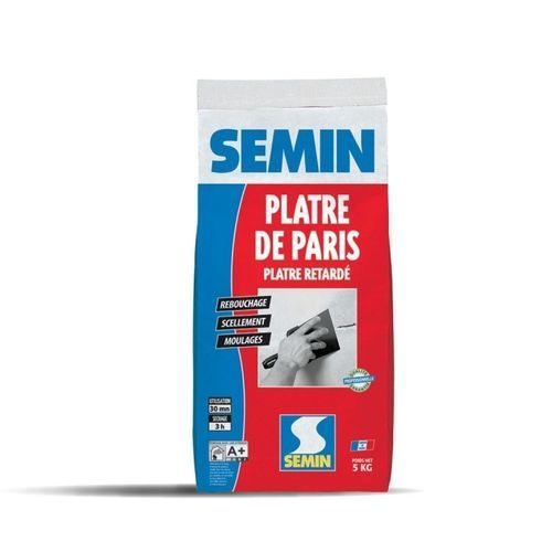 Штукатурка для шпаклевки - PLATRE DE PARIS - SEMIN - для внутреннего применения / для кирпича / для бетона