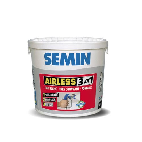 Штукатурка для сглаживания - AIRLESS 3 EN 1 - SEMIN - для отделки / для интерьера / для стены