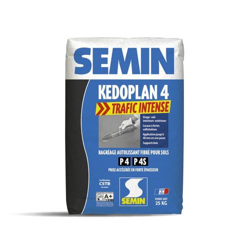 Штукатурка для сглаживания - KEDOPLAN 4 TRAFIC INTENSE - SEMIN - для затирки / для внутреннего применения / напольная