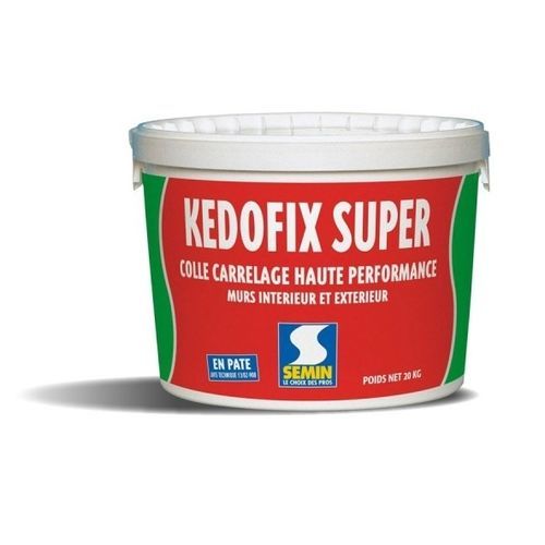 Тестообразный клей для фиксации - KEDOFIX SUPER - SEMIN - из полимера / для плиточного пола