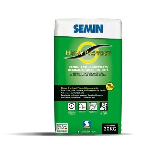 Защитная штукатурка - HUMI’PROTECT - SEMIN - влагопоглощения / для интерьера / для наружного применения