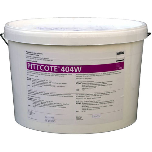 Защитная штукатурка - PITTCOTE® 404 - FOAMGLAS® - для стены / для металла / латекс