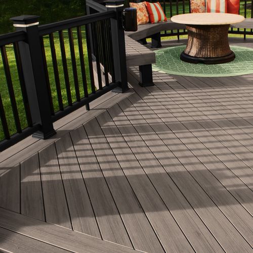 Террасная доска из цельной древесины - TIMBERTECH&reg; TERRAIN - TimberTech® - WPC / с клипсой / имитация дерева