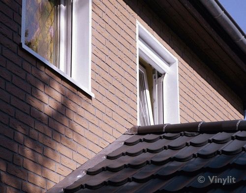 Панельная облицовка фасада - VINYBRICK - VINYLIT FACADE - ITE  - из композита / текстурированная