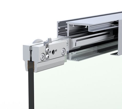 Система скольжения из алюминия - MasterTrack® FT 60 - BOHLE AG - для стеклянной двери / скрытые бегунки / со встроенным амортизатором