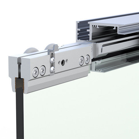 Система скольжения из алюминия - MasterTrack® FT 80  - BOHLE AG - для стеклянной двери / скрытые бегунки / со встроенным амортизатором