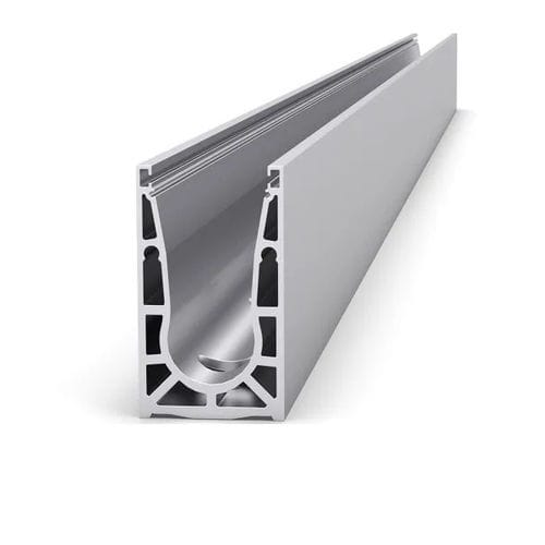 Профиль из экструдированного алюминия - VetroMount® - BOHLE AG - из анодированного алюминия / U-образный / в форме Y