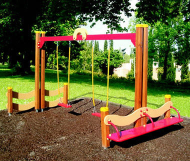 Качели из пластика - ECO PARK - CARMO - двойной