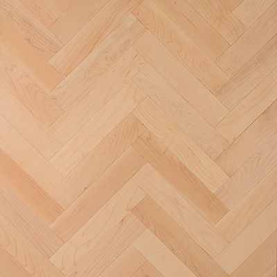 Паркет из массивной доски - LAMPARQUET - CANADIAN HARD MAPLE FIRST - CHENE DE L EST  - из дуба / «елочка» / покрытый лаком