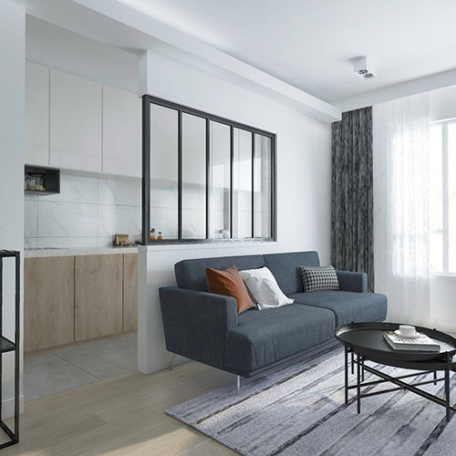 Закаленная стеклянная панель - BARIO - AC8800 - DESIGN-MAT - прозрачная / для перегородки