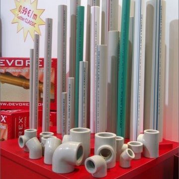 Соединение из пластика - PP-R ARCTIC - DEVOREX PLC - изогнутое / прямое / Т-образное