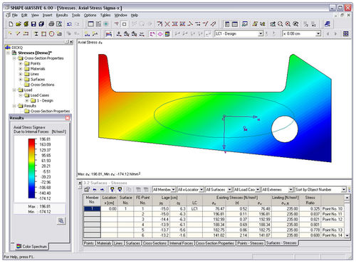 Программное обеспечение структурного анализа - SHAPE-MASSIVE 6.XX - DLUBAL GMBH ING- SOFTWARE - для бетонной конструкции / 2D