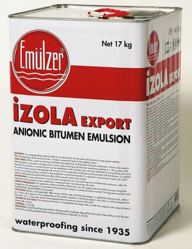 Жидкая гидроизоляция для фундамента - İZOLA EXPORT 1030 - EMULZER