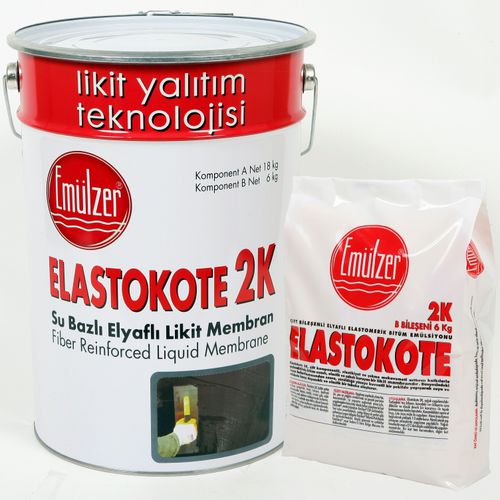 Жидкая гидроизоляция для фундамента - ELASTOKOTE 2K  - EMULZER