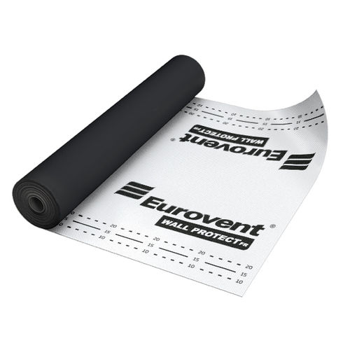 Гидроизоляционная мембрана для защиты - EUROVENT® WAL PROTECT FR - EUROVENT - EUROSYSTEM POLSKA - для теплоизоляции снаружи ITE / для стены / для фасада
