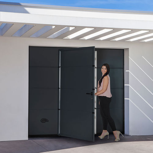 Дверца из анодированного алюминия - FLEXISTEP - FLEXIDOOR SA - из лакированного алюминия