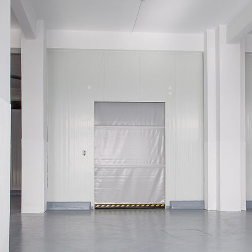 Ролетное промышленные ворота - FLEXIDOOR SA - из лакированного алюминия / из ПВХ / автоматическое