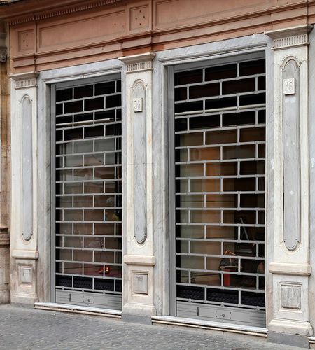 Металлический занавес для торговли - BRICK - FLEXIDOOR SA