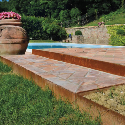 Обрамление для сада - CORTEN - GRANULATI ZANDOBBIO SPA - для разделения / для ландшафтного дизайна / из кортеновской стали